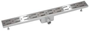 Tectake 401279 channel drain, stainless steel - 90 cm