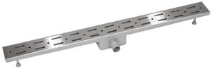 Tectake 401280 channel drain, stainless steel - 100 cm