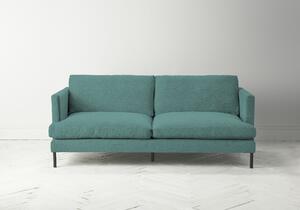 Justin Three-Seater Sofa in Turkish Blue