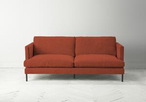 Justin Three-Seater Sofa in Marmalade Orange