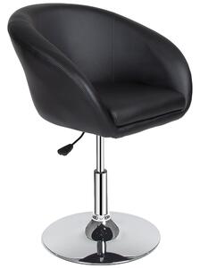 Tectake 401573 bar stool lounge bernhard - black