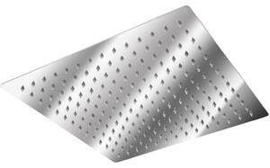 Tectake 401600 shower head square, stainless steel - 30 x 30 cm