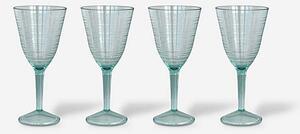 Navigate Recycled Set of 4 Wine Glass