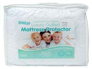 Dreameasy Luxury Quilted Microfibre Mattress Protector, Single