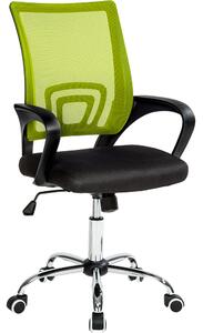 Tectake 401790 office chair marius - black/green