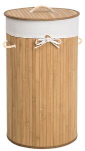 Tectake 401837 laundry basket with 57l laundry bag - beige