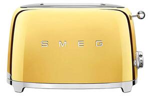 Smeg TSF01 2 Slice Gold Toaster