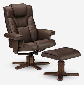 Malmo Swivel Recliner and Stool