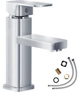 Tectake 402135 faucet square - grey