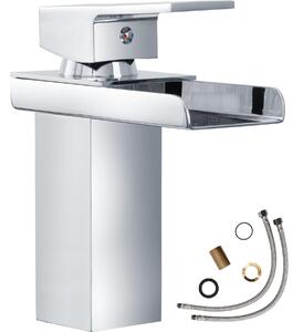 Tectake 402134 faucet waterfall open outlet - grey