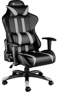 Tectake 402231 gaming chair premium - black/grey