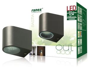 Ranex LED Wall Light 3 W Grey 5000.332
