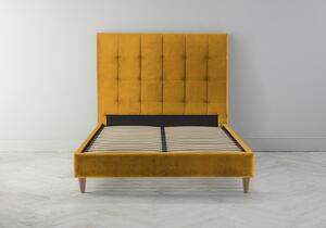 Hopper 4'6 Double Bed Frame in Medallion Gold"