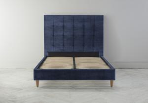 Hopper 4'6 Double Bed Frame in Blue Lavender"