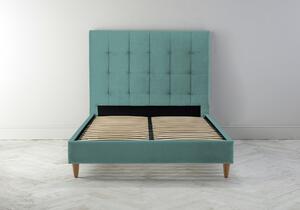 Hopper 4'6 Double Bed Frame in Turkish Blue"