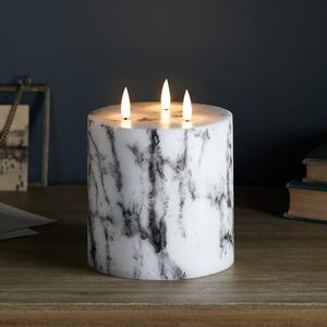 TruGlow® Marble LED 3 Wick Candle