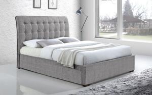 Time Living Hamilton Fabric Bed Frame, Double, Dark Grey