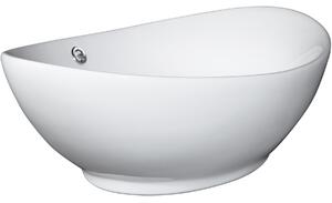 402572 bathroom sink top piece ceramic - white