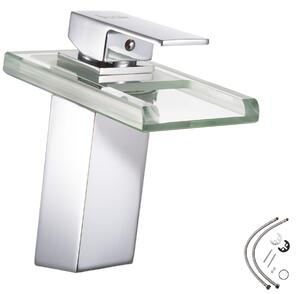 402683 faucet 3-colour changing waterfall - grey