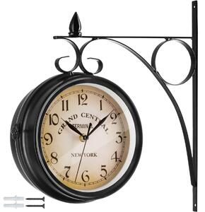 402772 clock vintage look - black