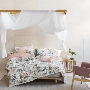 Linen House Luana Tropical Duvet Cover Bedding Set White