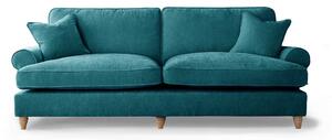 Comfy Alfie Chenille 4 Seater Sofa | Modern Grey Green Gold Blue & Pink Living Room Settee | Upholstered Fabric Large Lounge Couch Roseland Furniture