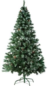 402822 christmas tree artificial - 180 cm, 705 tips and pine cones, green