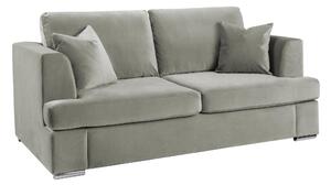 Felice 3 Seater Fabric Sofa - Grey, Peacock & Putty, Large Comfy Modern Upholstered Lawson Settee Couch for Living Room | Roseland Furniture