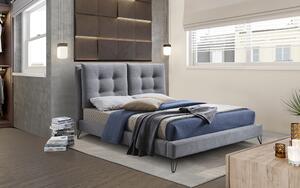 Time Living Tuscany Grey Fabric Bed Frame, Double