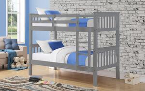 Casper Wooden Bunk Bed, Single, Grey