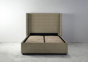 Suzie 4'6 Double Bed Frame in Limestone"