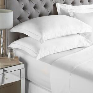 Paoletti 200 Thread Count Bed Linen Fitted Sheet White