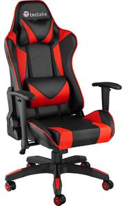 Tectake 403207 gaming chair stealth - black/red