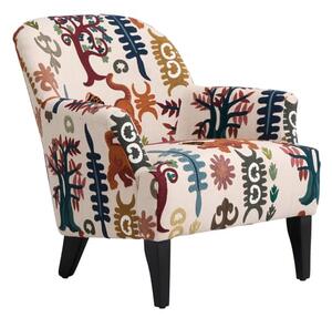 Victoria Chair Tiger Tree, Chair, Multicoloured - Andrew Martin Cotton