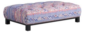 Hera Ottoman Frida Denim, Stool - Andrew Martin Cotton