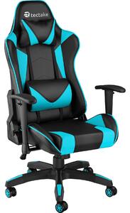 Tectake 403206 gaming chair stealth - black/azure