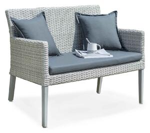 Chatsworth 2 Seat Rattan Bench | Garden Sofa | Roseland Furniture