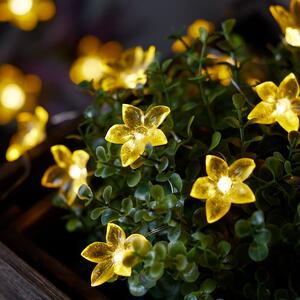 20 Yellow Flower Outdoor Micro Fairy Lights