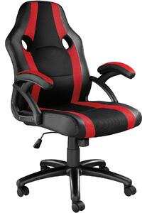 Tectake 403479 benny office chair - black/red