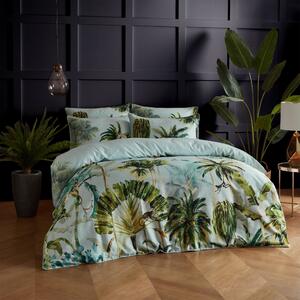 Paoletti Forster Tropical Palms Duvet Cover Bedding Set Multi