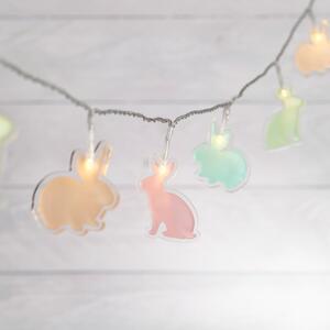 12 Pastel Bunny Easter Fairy Lights