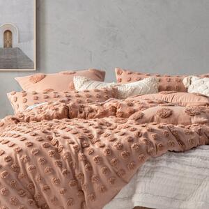 Haze Cotton Tufted Spot Housewife Pair Pillowcase Maple