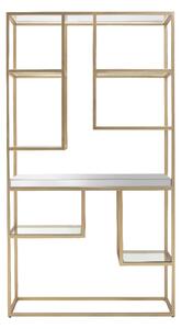 Damsay Display Shelving Unit in Champagne
