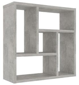 Wall Shelf Concrete Grey 45.1x16x45.1 cm Engineered Wood