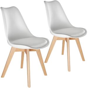 403810 2 friederike dining chairs - white