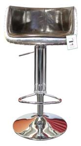 Aviator Barstool Vintage Tobacco Brown Distressed Real Leather In Stock