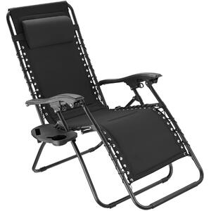 Tectake 403868 garden chair matteo - black