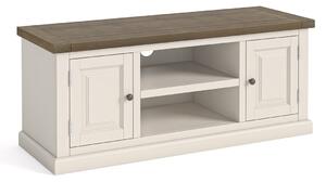 Hove Ivory Large TV Stand, 120cm Cabinet for 55" Televisions | Roseland Furniture