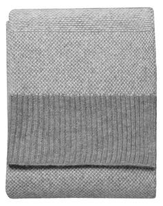 Olivia Knitted 2 Toned Throw in Grey