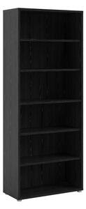 Danima Bookcase 5 Shelves In Black Woodgrain